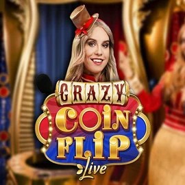 Try Crazy Coin Flip slot by Evolution on vipzzino.nl – logo image