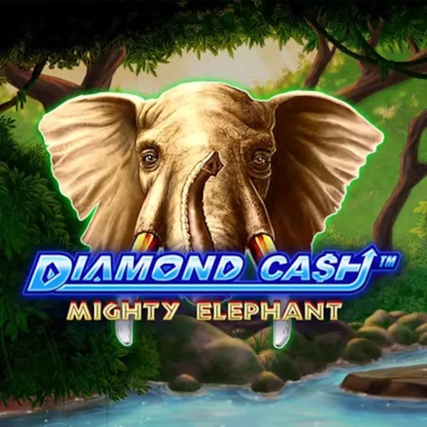 Official Slots logo: Diamond Cash Mighty Elephant by Greentube at Vipzino Casino