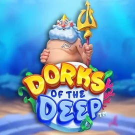 Dorks of the Deep slot logo by Hacksaw Gaming at Vipzino CasinoDorks of the Deep