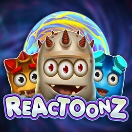 Reactoonz game by Play'n GO – logo hosted on Vipzino Casino