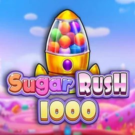 Sugar Rush 1000 logo by Pragmatic Play at Vipzino CasinoSugar Rush 1000